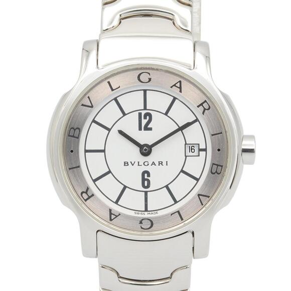 BVLGARI Accessories - Bulgari BVLGARI Solo Tempo Watch, Stainless Steel, Women's, White (ST29S)